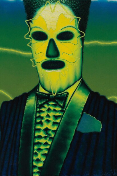 Ed Paschke (1939‒2004), Bombalia, 1978, Oil on canvas, 76 x 56 cm, Hall Collection, courtesy of Hall Art Foundation © Ed Paschke