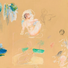 Auguste Renoir, Feuille d'études. Cortesía del Musée d'Orsay
