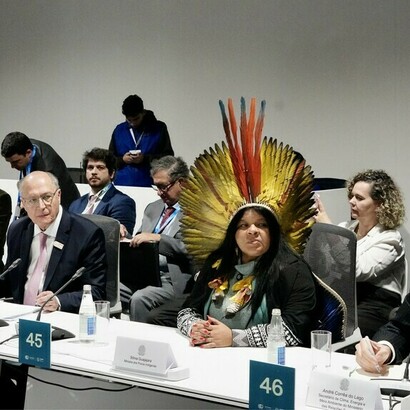 Meeting between political representatives and members of the civil society during COP29 in Baku, Azerbaijan