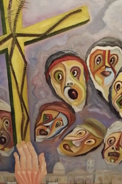 Nullo Mazzesi, La crocifissione