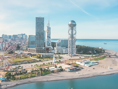 Batumi, a captivating Georgian resort city situated along the Black Sea, enchants visitors with its picturesque charm and scenic beauty
