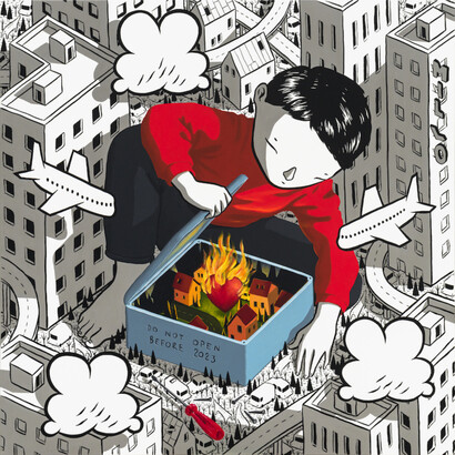 Millo, Time Capsule, 2023, acrylic on canvas, 80x80 cm. Courtesy of the artist and Dorothy Circus Gallery, Rome