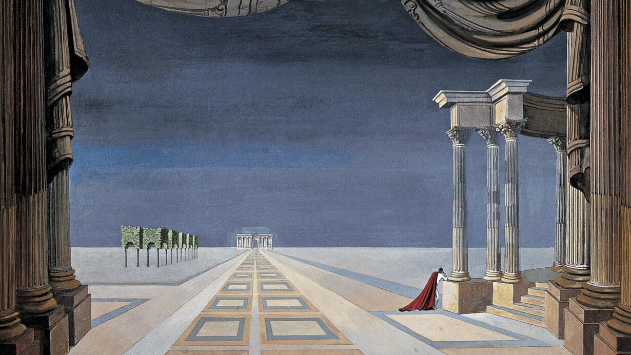 Piero Zuffi, scenografia per La Vestale