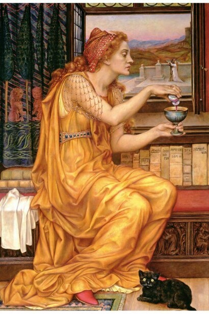 Evelyn de Morgan, The love potion, 1903, Londra, The de Morgan Centre.