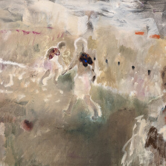 Nick Jensen, Downhills drift (detail), 2025. Courtesy of Paul Smith Gallery