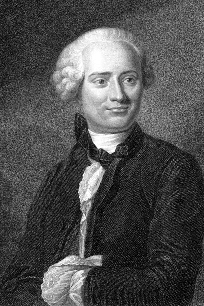Jean le Rond d'Alembert, célebre por crear —con Diderot— la «Encyclopédie» y por su labor en el campo de las matemáticas, relativo a las ecuaciones diferenciales y a las derivadas parciales.
