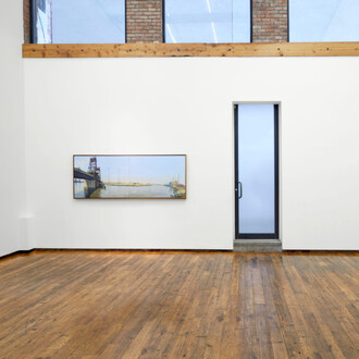 On-Site: Major paintings by Rackstraw Downes & Stanley Lewis at Betty Cuningham Gallery, installation view, photo by Pauline Shapiro. Courtesy of Betty Cuningham Gallery