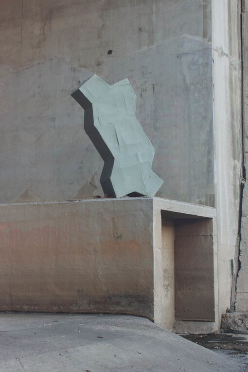 Ben Nathan, Seoul Triptych (detail), mixed media on aluminium, each 93 x 118 cm, 2014, Courtesy of the artist and 43 Inverness Street