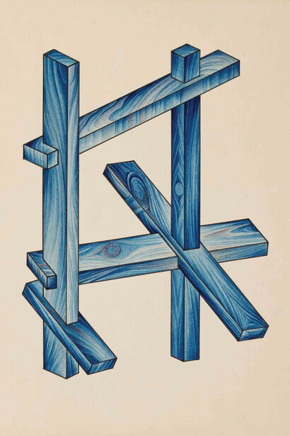 Yakov Chernikhov 1889-1951. Courtesy of Alon Zakaim Fine Art
