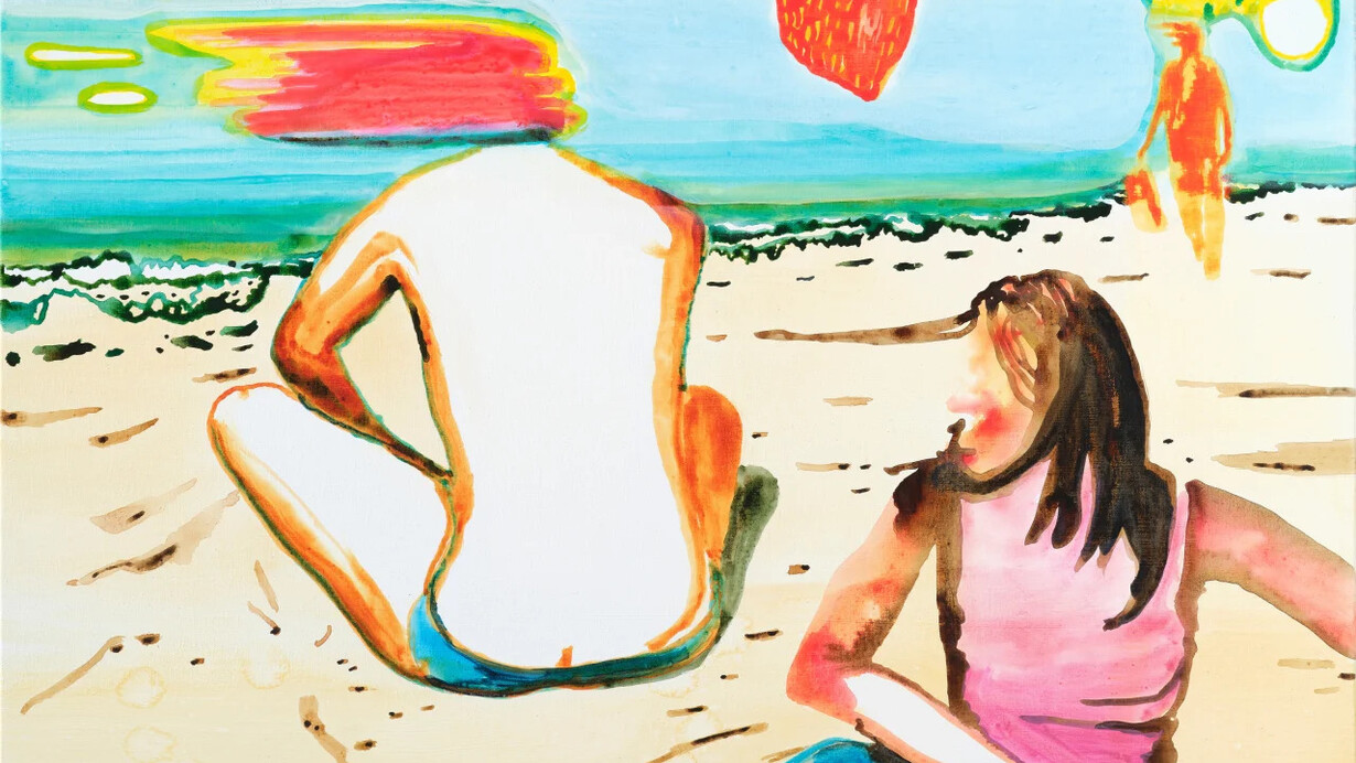 John Kørner, Beach matter (detail), 2025. Courtesy of Victoria Miro Gallery