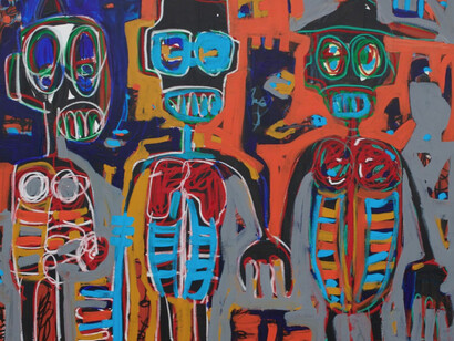 Aboudia. Courtesy of Jack Bell Gallery