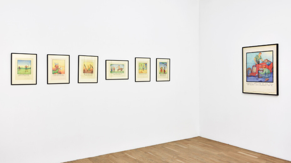 Glen Baxter. Courtesy of Galerie Isabelle Gounod