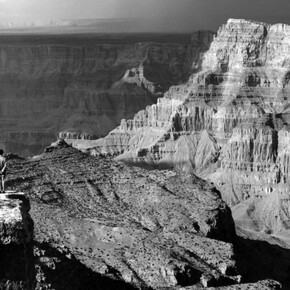 Tseng Kwong Chi, Grand Canyon, Arizona (Vista with Shadow), 1987, Silver gelatin print, 91.44 x 91.44 cm; (36 x 36 in.)
Edition of 9