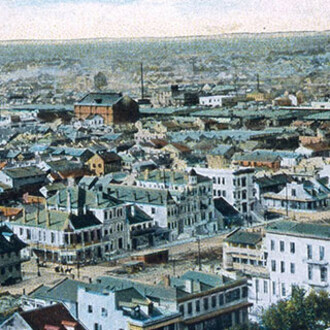 Postcard showing view of Storyville; New Orleans: C. B. Mason, [1904–8]; The Historic New Orleans Collectiom