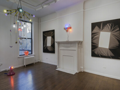 Rainbows from atoms. Courtesy of Halsey McKay Gallery