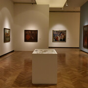 Diversos artistas, Itinerários artísticos entre a Argentina e Espanha (1880–1930), vista da exposição. Cortesia do Museo Nacional de Bellas Artes