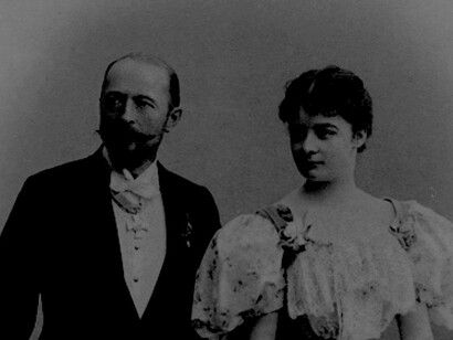 Behring y Else Spinola el día de su boda (1896)