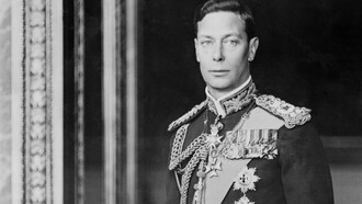 Re Giorgio VI in un ritratto fotografico tra il 1940 e il 1946