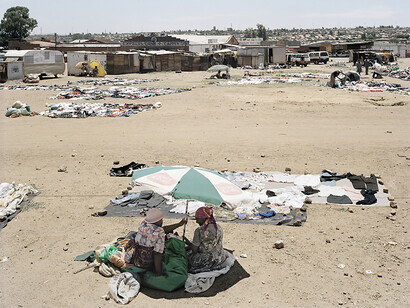 David Goldblatt, On Freedom Square, Kliptown, Soweto, Johannesburg. 2003. Digital Print on 100% cotton rag paper. Image: 140 x 173 cm. Frame: 148 x 181 cm. Courtesy the artist and Marian Goodman Gallery Paris