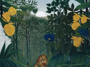 Henri Rousseau, The Repast of the Lion, 1907, dettaglio. MET, New York, USA