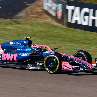 Colapinto durante la gara al Gran Premio di Imola, 2025