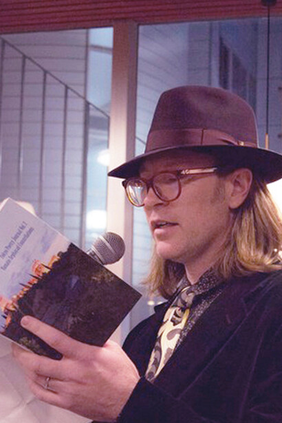 Jordan at the launch of volume seven