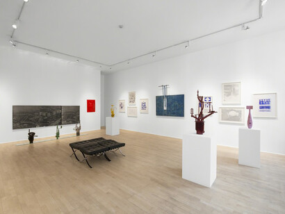 Stano Filko, Exhibition view. Courtesy of The Mayor Gallery