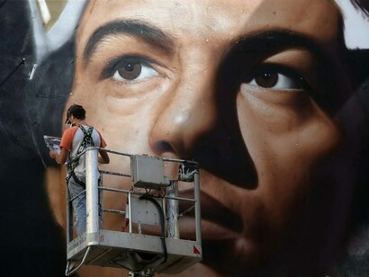 San Gennaro a Forcella, Jorit Agoch; Via Duomo, Napoli, Italia 