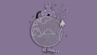 Ilustración de Jorge Galaviz para la novela «Ceniza de ombú»