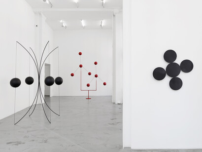 Francisco Sobrino, Exhibition view. Courtesy of Galerie Mitterrand