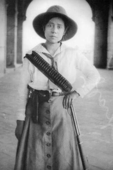 La revolucionaria mexicana, Carmen Parra, mejor conocida como la Coronela Alanís