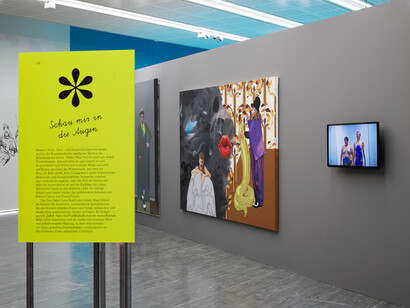 Ashley Hans Scheirl, In and out of painting, ausstellungsansicht. Mit freundlicher genehmigung von Belvedere 21