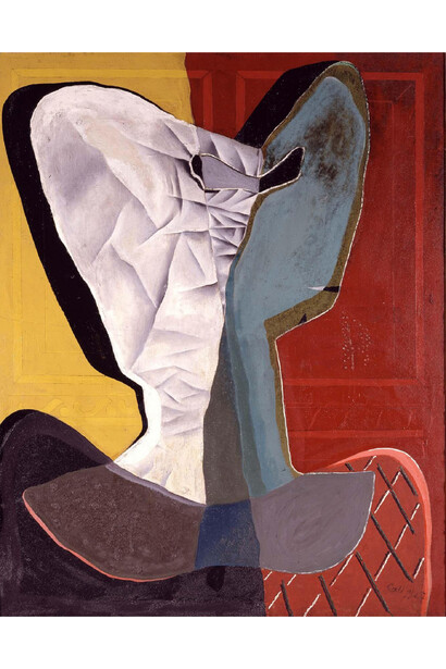 Salvador Dalí, Arlequín, 1926, Óleo sobre lienzo, 196,5 x 150 ©Salvador Dalí, Fundació Gala-Salvador Dalí, VEGAP, Madrid 2012
