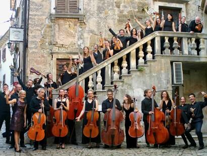 Pannon Youth Orchestra Einklang im Jeunesse Weltzentrum Groznjan, Foto Kerstin Zach