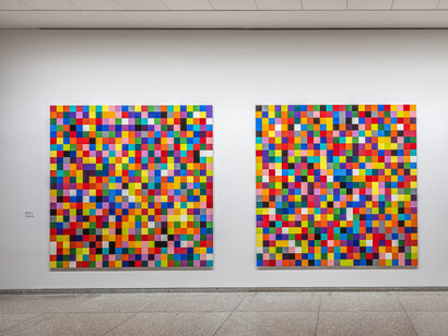 Gerhard Richter, 100 works for Berlin, exhibition view. Courtesy of Neue Nationalgalerie