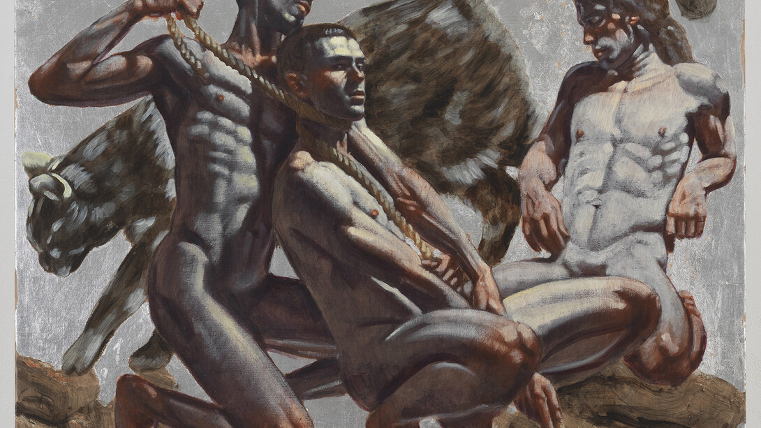 Copyright Mark Beard, "[Buggereau (b. 1956)] Untitled #1," 2014, oil on canvas, Courtesy of ClampArt, New York City