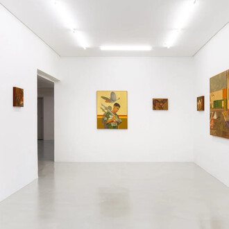 Ian Salamente, Fome do cão, vista da exposição. Cortesia da Zipper Galeria