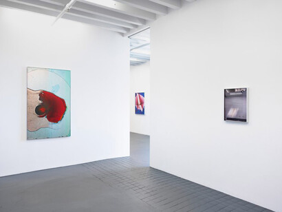 Eileen Quinlan, Line call, exhibition view. Courtesy of Miguel Abreu Gallery