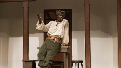 Representación de "Pedro de Urdemalas" en el Corral de Comedias de Almagro