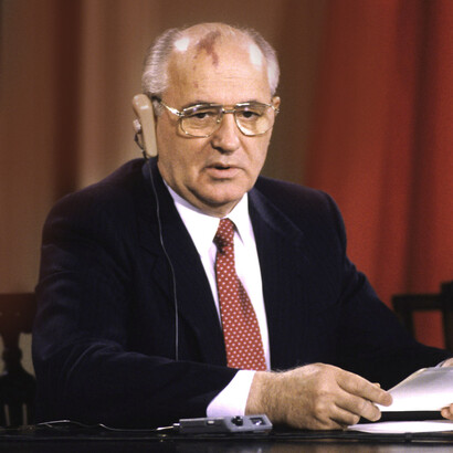 Mijaíl Gorbachov, jefe de Estado de la Unión Soviética de 1988 a 1991