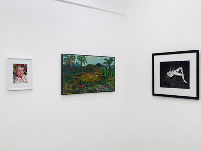 Denise Groesman, Resaca de río, vista de exhibición. Cortesía de la Galería Moria