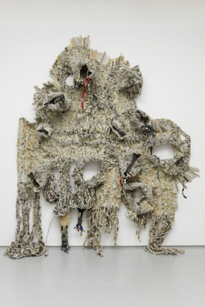 Moffat Takadiwa, The Falling of Rhodes/ia, 2017. Courtesy of Tyburn Gallery