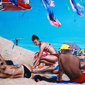 Maxwell Stevens, Surfside (detail). Courtesy of Onetwentyeight 