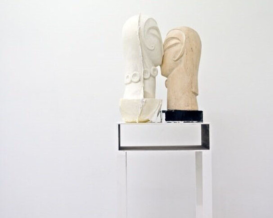 Sanné Mestrom, Soft Kiss, 2011, urethane rubber, found object, timber, Museum of Contemporary Art, purchased with funds provided by the MCA Foundation, 2016, image courtesy the artist and Sullivan + Strumpf © the artist