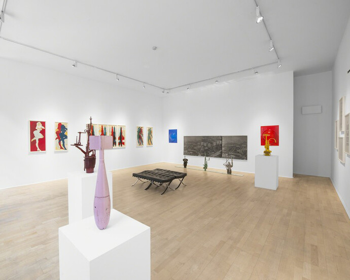 Stano Filko, Exhibition view. Courtesy of The Mayor Gallery