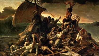 'La balsa de la Medusa' (1819) es una pintura al óleo realizada por el pintor y litógrafo francés del romanticismo Théodore Géricault