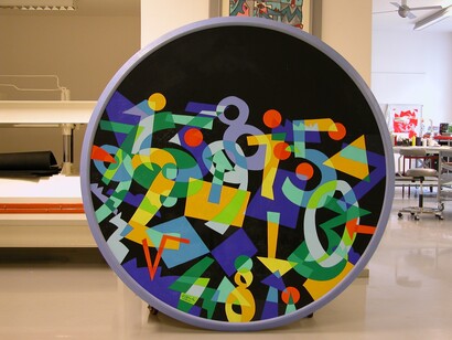 Atelier di Ugo Nespolo