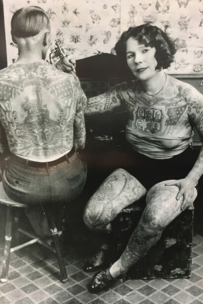 Fred Clark and Lady Viola, Circa 1920’s, Collection of Jereme Galloway