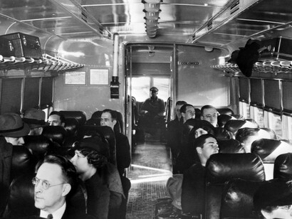 Different spaces on the bus