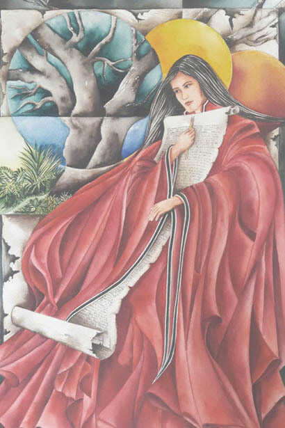 Pintura de Franklin Mata Piedra